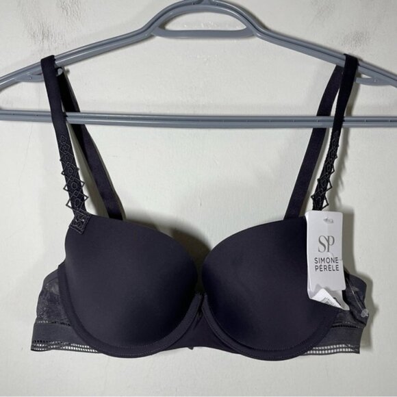 NWT Simone Perele Purple Wired Bra size 32B - Picture 1 of 6
